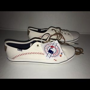 KEDS MLB Baseball Theme Tennis Shoes - Woman’s Size 10 - NEW
